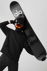 ALO Glacier Snowboard - Black/White