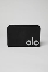 Uplifting Yoga Block - Black/Silver