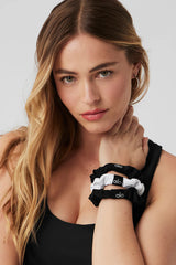 Fresh Mini Scrunchie (3-Pack) - Black/White