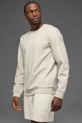 Waffle Lounge Long Sleeve Crew - Bone