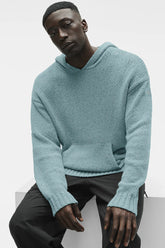 Textured Knit Hoodie - Desert Sage