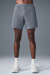7" Conquer React Performance Short - Steel Grey