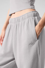Washed Accolade Straight Leg Sweatpant - Grey Sky Wash