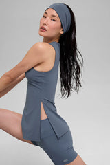 ALO Softsculpt Precision Full Length Bra Tank - Bluestone