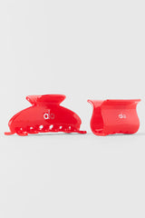 Effortless Claw Clip (2-Pack) - Bright Red