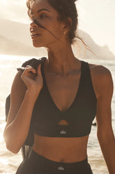 Airlift Mesh Just Right Bra - Black