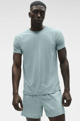 ALO Vapor Crewneck Short Sleeve - Desert Sage