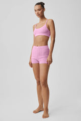 Pointelle Sweater Be Mine Bra - Candy Heart Pink