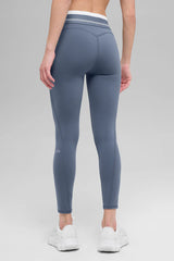 Airbrush High-Waist 7/8 Better Together Legging - Bluestone/White
