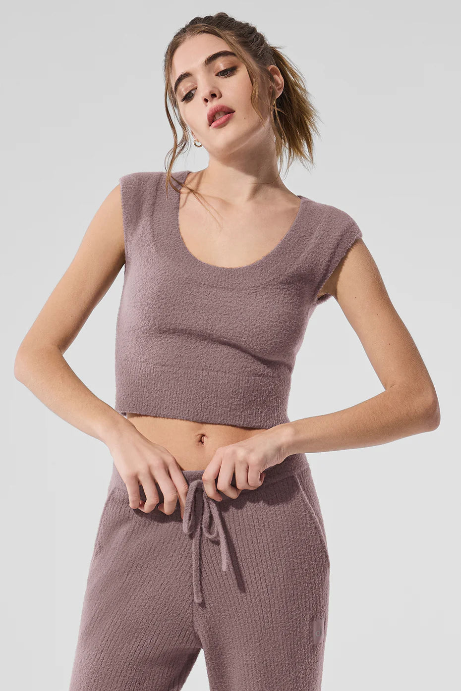 Snuggle Up Sweater Short Sleeve - Mushroom