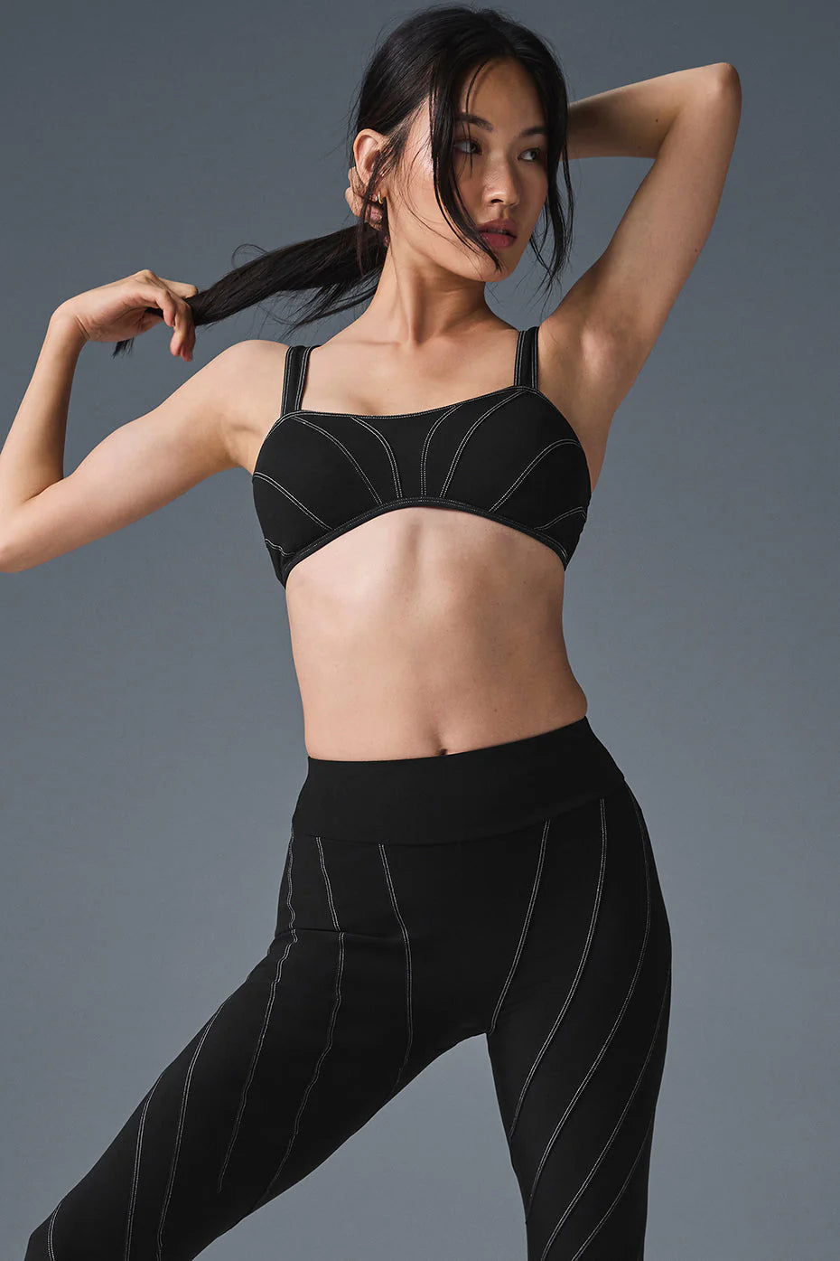 Alosoft Sunray Bra - Black/White
