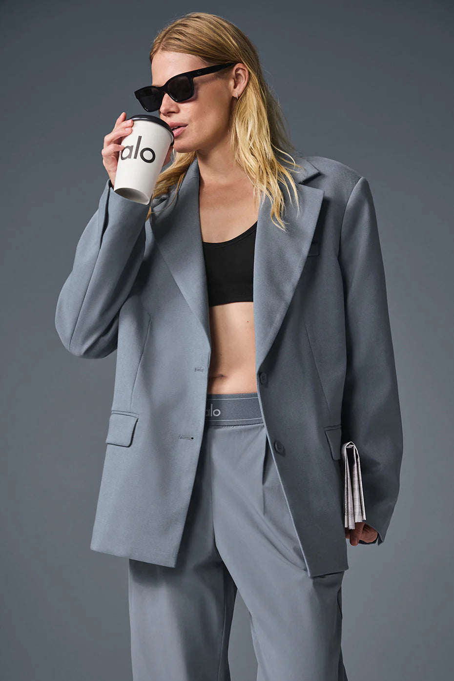 First-Class Blazer - Steel Grey