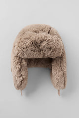 Faux Fur Starstruck Hat - Oat