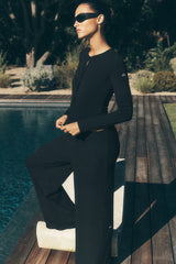 Mid-Rise Dreamlight Straight Pant - Black